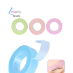 3 PCs Eyelash Extension Green Tape Sticker Isolation With Holes Non-woven Patches Eye Pads Makeup Tool