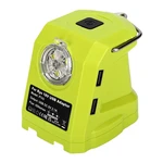 LED Work Light for RYOBI 14.4V-18V Li-Ion Battery Dual USB Converter Adapter for Ryobi Portable Spotlight Power Tools