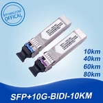 10G BIDI 10/20/40/60KM SFP Module SM LC 1270/1330nm Single Fiber Optic Module Compatible with Cisco Switch