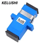 KELUSHI 3PCS 5dB SC UPC Fiber Optic Attenuator Optical Fiber Connector Coupler Type 2.5mm Adapter Flange FTTH Tool