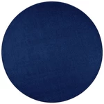 Kusový koberec Nasty 104447 Darkblue-200x200 (průměr) kruh