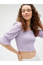 Koton Blouse - Purple - Fitted