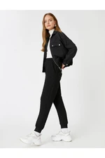 Koton Tie Waist Quilted Jogger Sweatpants