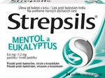 Strepsils Mentol a Eukalyptus 24 pastiliek