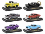 "Ground Pounders" 6 Cars Set Release 26 IN DISPLAY CASES Limited Edition 1/64 Diecast Model Cars by M2 Machines