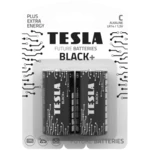 TESLA BLACK+  Alkalická baterie malé mono C 2ks