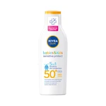 Nivea SUN Sensitive SPF50+ dětské opalovací mléko 200 ml