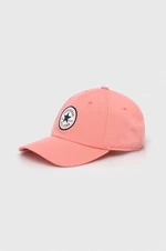 Kšiltovka Converse růžová barva, s aplikací