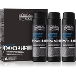 L’Oréal Professionnel Homme Cover 5' tónovací barva na vlasy odstín 6 Dark Blond 3x50 ml