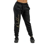 Dámské volné tepláky Nebbia INTENSE Signature 846  S  Black/Gold