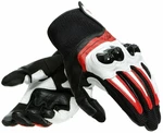 Dainese Mig 3 Black/White/Lava Red XL Mănuși de motocicletă