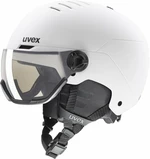 UVEX Wanted Visor Pro V White Mat 54-58 cm Kask narciarski