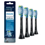 PHILIPS SONICARE Premium Plaque Defense HX9044/33 náhradné hlavice čierna 4 ks PHILIPS SONICARE Premium Plaque Defense HX9044/33 náhradné hlavice čierna 4 ks