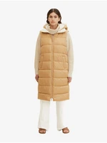 Beige Women's Quilted Vest Tom Tailor - Women