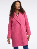 Orsay Dark pink coat with wool - Ladies