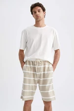 DEFACTO Comfort Fit Striped Shorts