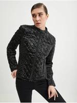 Black Ladies Waterproof Quilted Jacket Guess New Vona - Women