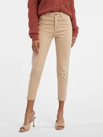 Orsay Beige Women's Shortened Slim Fit Jeans - Women