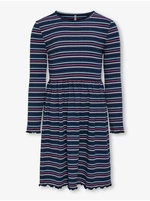 Pink-blue girly striped dress ONLY Sally - Girls