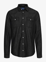 Black Denim Shirt Blend - Men