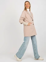 Coat beige Och Bella BI-2021799.beige