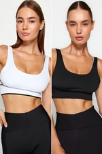 Trendyol Black Medium Support/Shaping Reversible Sports Bra