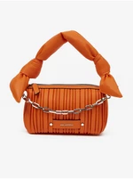 Orange Ladies Handbag KARL LAGERFELD Kushion Knotted - Women