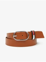 Brown Women's Leather Strap Tommy Jeans Oval 3.0 - Women