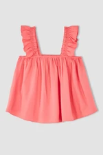 DEFACTO Girl Regular Fit Short Sleeve Short Sleeve Blouse