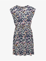 Blue-cream Girly Patterned Dress Only Scarlett - Girls