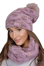 Completo da donna Kamea Kamea_Set_Hat&Chimney_K.22.216.05_Multicolour