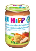 HiPP Dětské menu BIO Zelenina a těstoviny s kuřecím masem 220 g