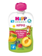 HiPP BIO Hippis 100% ovoce Jablko-Broskev-Lesní ovoce 100 g
