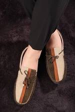 Ducavelli Colore Genuine Leather Men's Casual Shoes, Loafers, Lightweight Shoes, Suede Loafers.