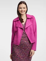 Orsay Women's Pink Lightweight Suede Jacket - Women's