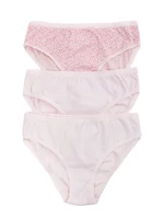 Light pink women's panties, set of 3.