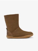 Brown Girls' Winter Suede Boots Camper Peu - Girls