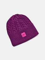 Under Armour Halftime Cable Knit Beanie - PPL - Women