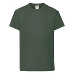 Green T-shirt for Children Original Fruit of the Loom