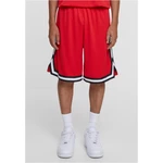 Men's Stripes Mesh Shorts - Red