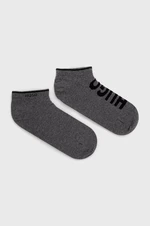 Ponožky HUGO pánské, šedá barva, 50468111