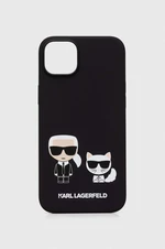 Obal na telefon Karl Lagerfeld iPhone 14 Plus 6,7 černá barva