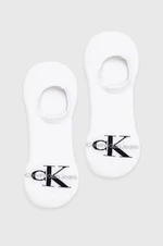 Ponožky Calvin Klein Jeans pánské, bílá barva