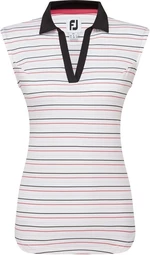 Footjoy Sleeveless Striped Lisle Black S