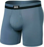 SAXX Sport Mesh Boxer Brief Stone Blue M Fitness Unterwäsche