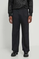 Nohavice Calvin Klein pánske,čierna farba,strih chinos,K10K112950