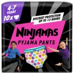 Ninjamas Pyjama Pants Srdíčka 10 ks