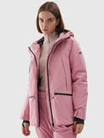 Dámská lyžařská bunda membrána 10000 - pudrově růžová