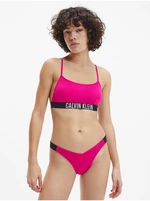 Tmavě růžový dámský spodní díl plavek Calvin Klein Underwear - Dámské
