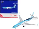 Boeing 737-800 Commercial Aircraft "TUI Airways" Blue and White 1/400 Diecast Model Airplane by GeminiJets